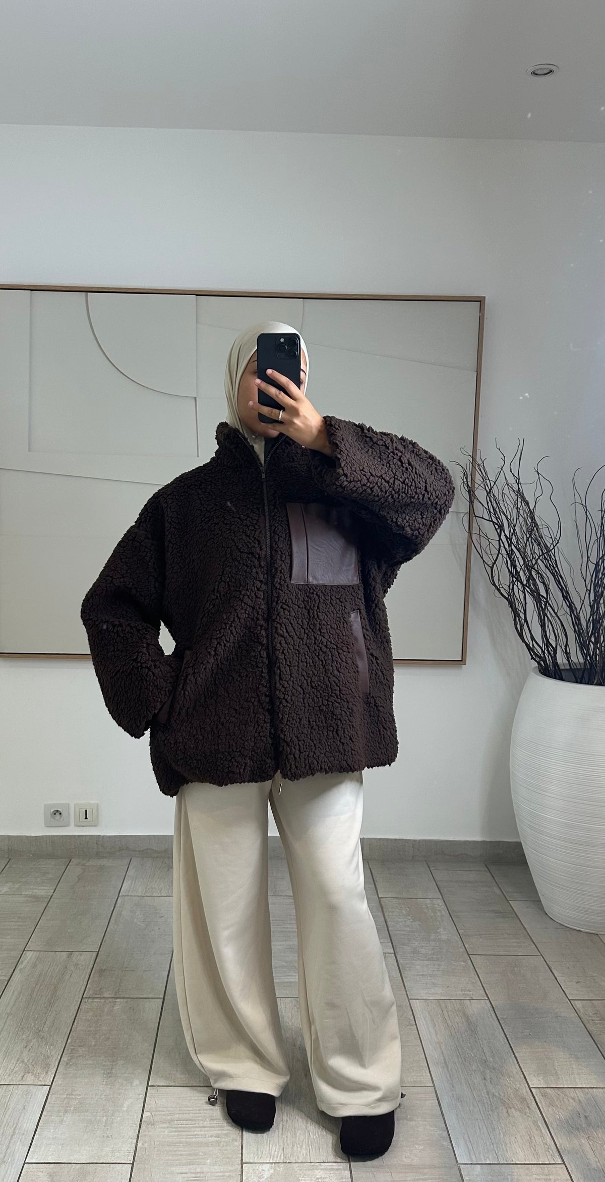 Veste moumoute Marina