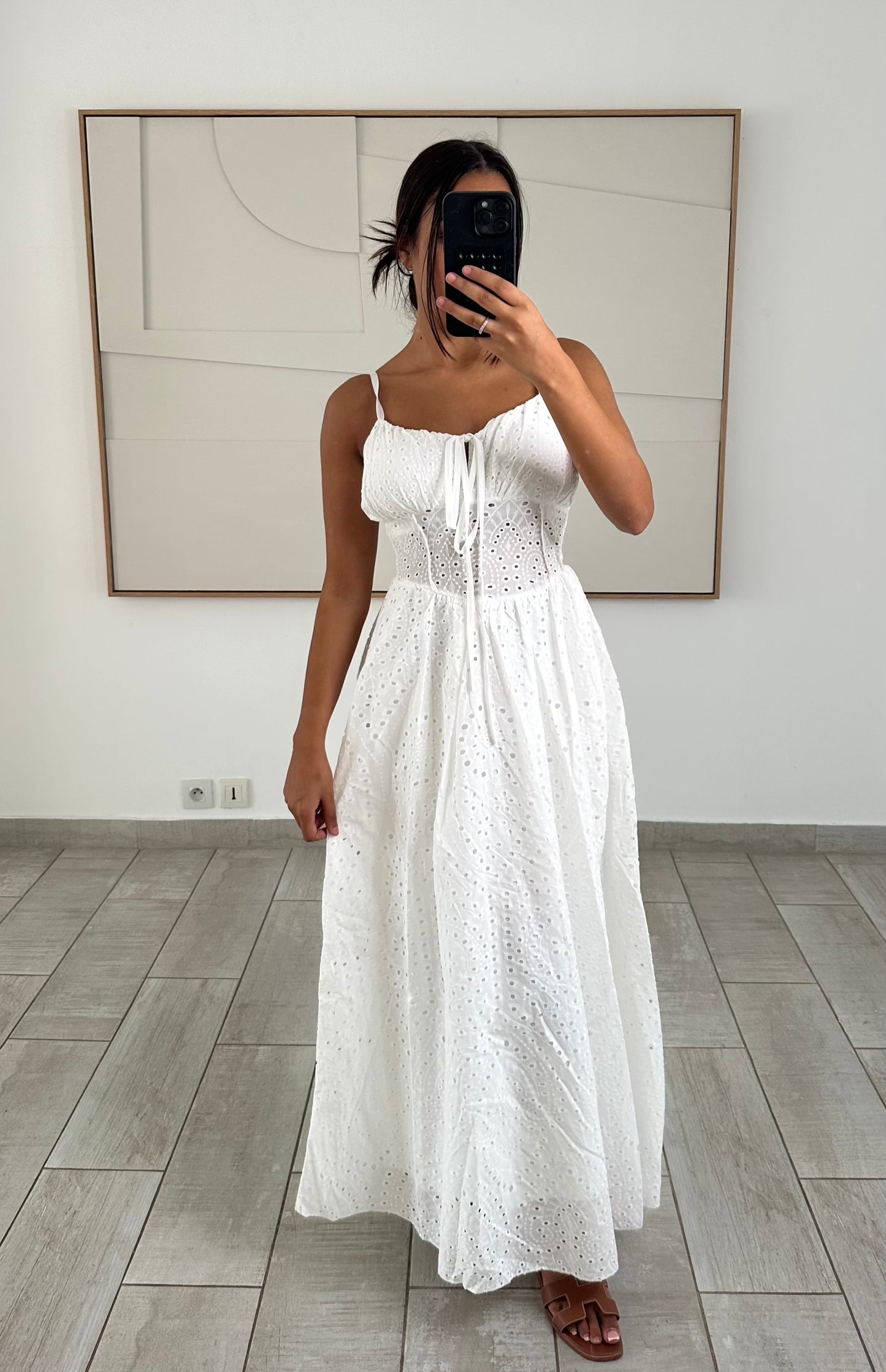 Robe broderie